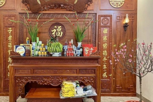 [Tư vấn phong thủy] Kích thước bàn thờ chuẩn là bao nhiêu?